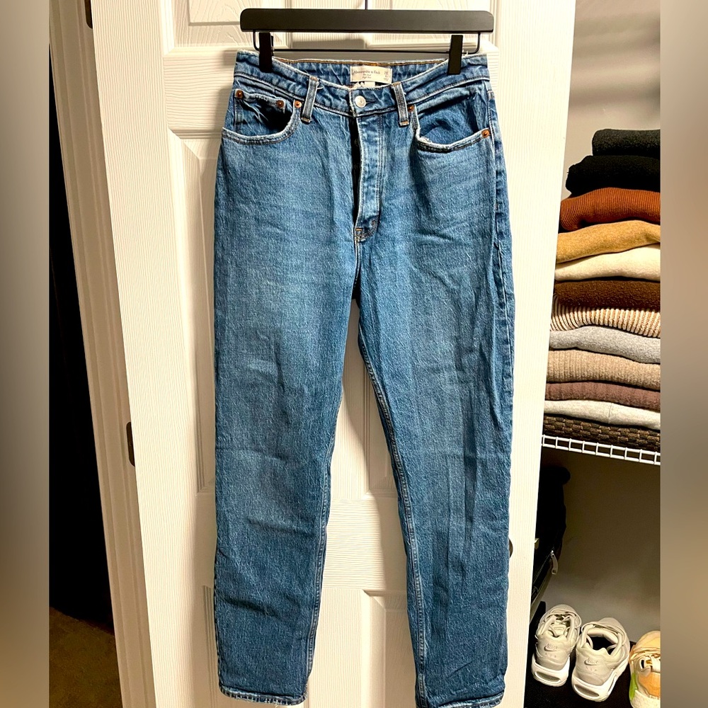 Abercrombie curve love jeans medium wash